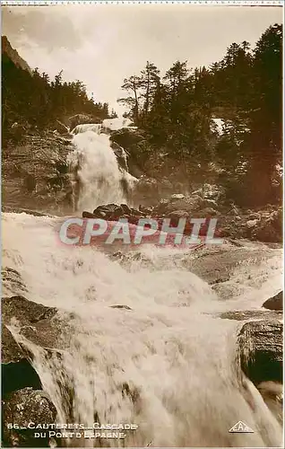 Cartes postales Cauterets Cascade du Pont d'Espagne