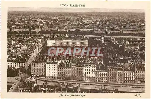 Ansichtskarte AK Lyon Illustre Vue panoramique