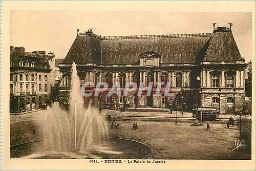 Ansichtskarte AK Rennes Le Palais de Justice