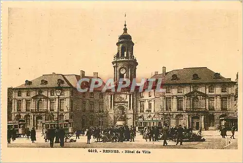 Cartes postales Rennes Hotel de Ville