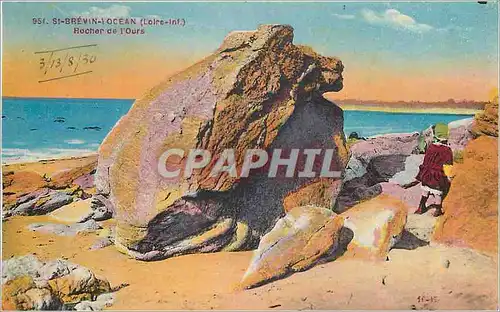 Cartes postales St Brevin Ocean (Loir Inf) Rocher de l'Ours