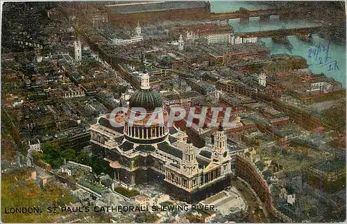 Cartes postales London St Pauls Cathedrale Shewing River