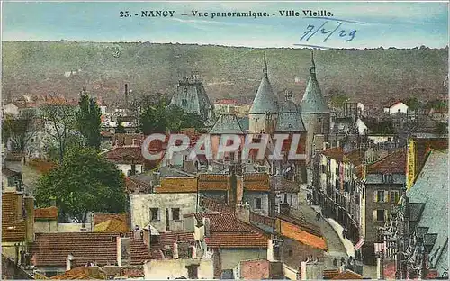 Cartes postales Nancy Vue Panoramique ville Vieille