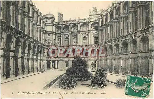 Cartes postales Saint Germain en Laye cour inferieure du chateau