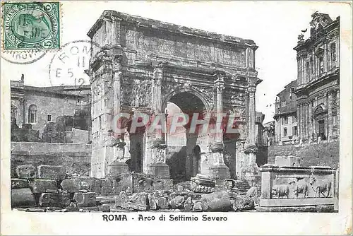 Cartes postales Roma Arco du Settimio Severo