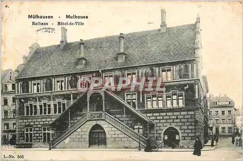 Cartes postales Mulhausen Hotel de Ville