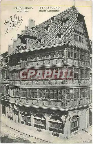 Cartes postales Strasbourg Maison Kammerzell