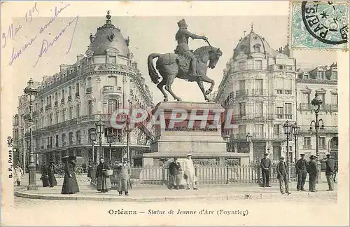 Ansichtskarte AK Orleans Statue de Jeanne d'Arc (Foyatier)