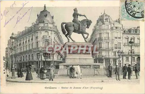 Cartes postales Orleans Statue de Jeanne d'Arc (Foyatier)