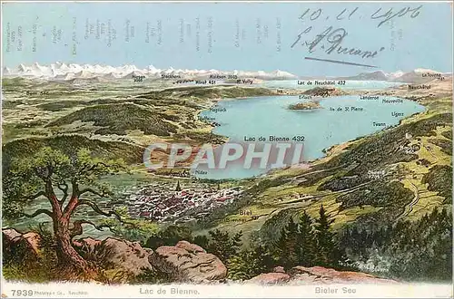 Cartes postales Lac de Bienne