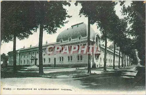 Cartes postales Vichy Perspective de l'Etablissement Thermal