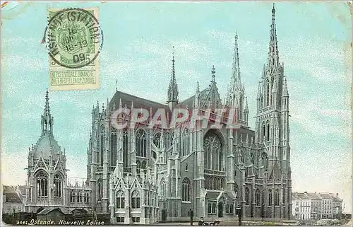 Cartes postales Ostende Nouvelle Eglise