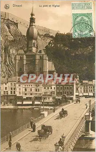 Cartes postales Dinant Le pont et l'Eglise