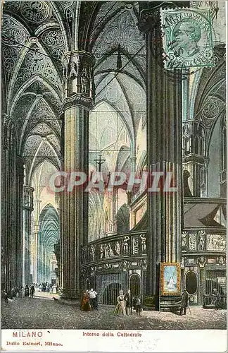 Cartes postales Milano Interno dolla Cathedrale