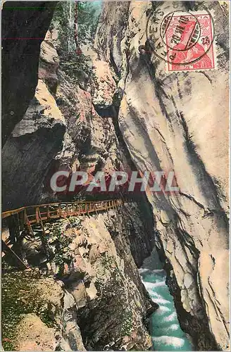 Cartes postales Ragaz Pfaffers Taminaschlucht Eingang