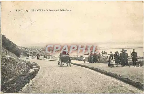 Cartes postales Le Havre Le boulevard Felix Faure