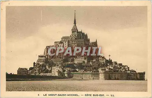 Cartes postales Le Mont Saint Michel Cote Sud Est