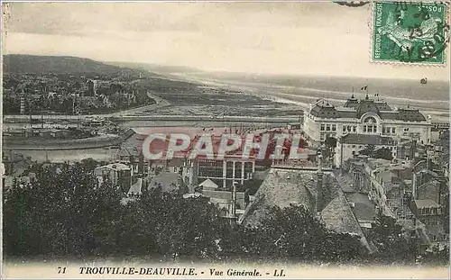 Cartes postales Trouville Deauville Vue generale