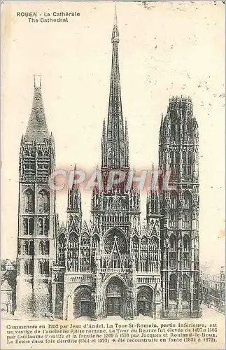 Cartes postales Rouen La Cathedrale