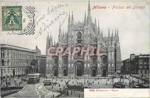Cartes postales Milano Piazza Piazza del Duomo