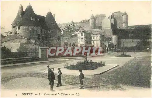 Cartes postales Dieppe les Tourelles et le Chateau