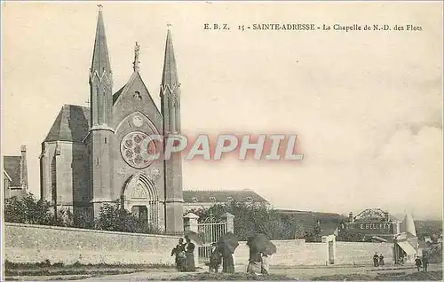 Cartes postales Sainte Adresse la chapelle de N D des Flots