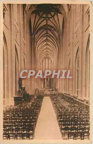Cartes postales Orleans La Cathedrale Eglise Sainte Croix La Nef