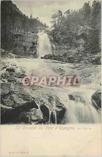 Ansichtskarte AK La Cascade du Pont d'Espagne