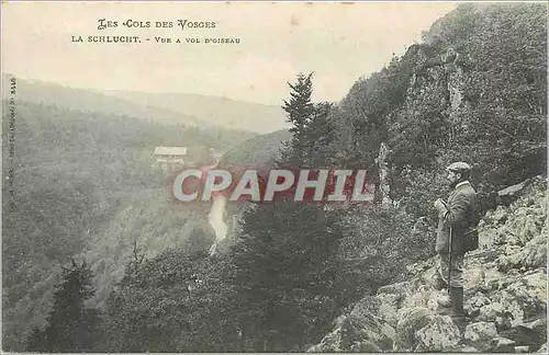 Ansichtskarte AK Les Cols des Vosges La Schlucht Vue a Vol d'Oiseau
