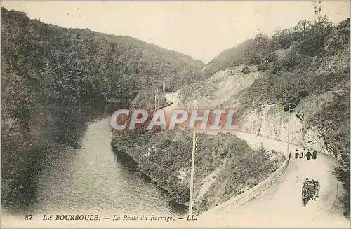 Cartes postales La Bourboule La Route du Barrage