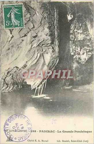 Cartes postales Le Lot Illustre Padirac La Grande Pendeloque