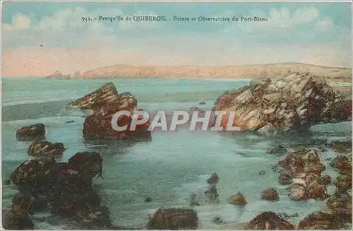 Cartes postales Presqu'ile de Quiberon Pointe et Observatoire du Port Blanc