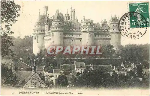 Ansichtskarte AK Pierrefonds Le Chateau Cote Nord