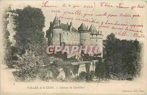 Cartes postales Vallee de la Cure Chateau de Chastellux