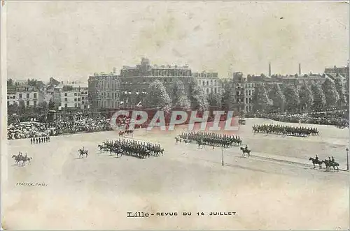 Cartes postales Lille revue du 14 Juillet