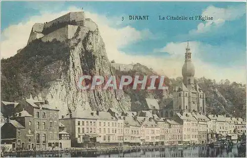 Cartes postales Dinant La Citadelle et l'Eglise