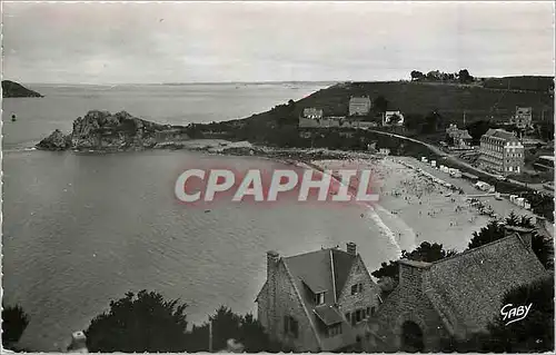 Cartes postales moderne Perros Guirec C du N Plage de Trestrignel et Pointe du Chateau