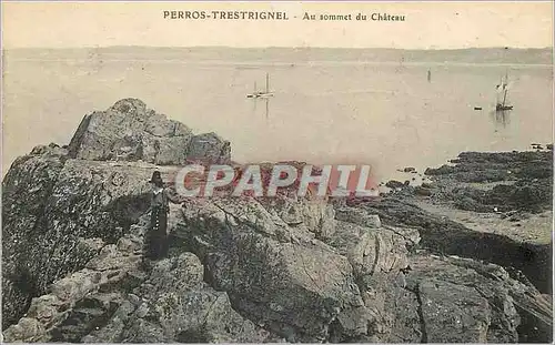 Cartes postales Perros Trestrignel Au sommet du Chateau