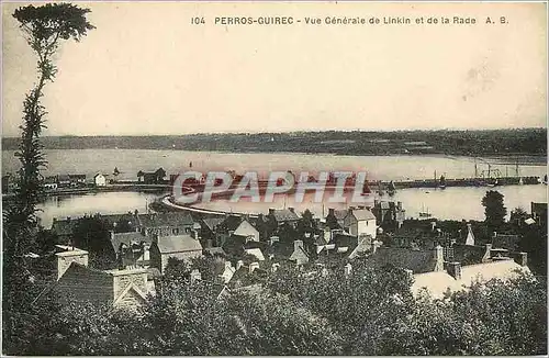 Cartes postales Perros Guirec Vue Generale de Linkin et de la Rade