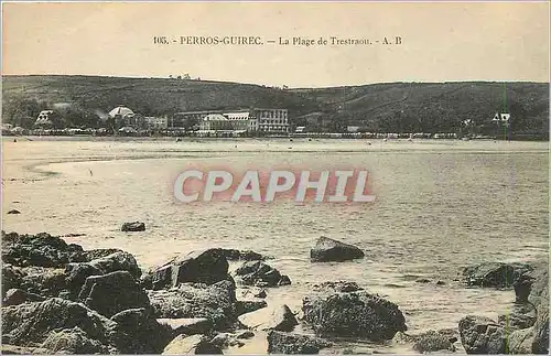 Cartes postales Perros Guirec La Plage de Trestraou