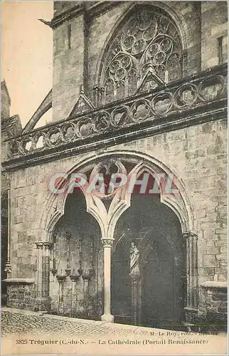 Cartes postales Treguier C du N La Cathedrale