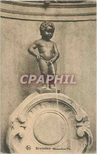 Cartes postales Bruxelles Manneken Pis