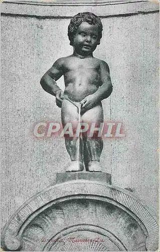 Cartes postales Bruxelles Manneken Pis