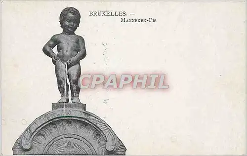 Cartes postales Bruxelles Manneken Pis