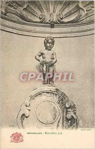 Cartes postales Bruxelles Manneken Pis