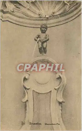 Cartes postales Bruxelles Manneken Pis