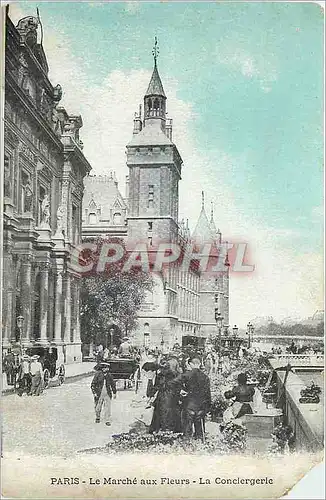 Ansichtskarte AK Paris Le Marche aux Fleurs La Conciergerie