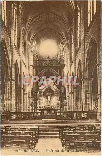 Ansichtskarte AK Moulins Interieur de la Cathedrale