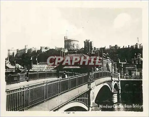 Ansichtskarte AK Windsor Castle from Bridge