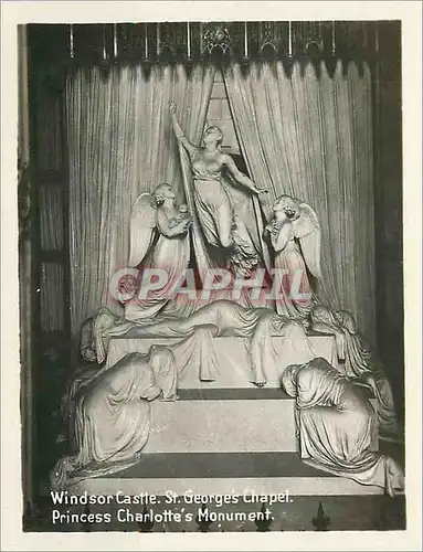 Ansichtskarte AK Windsor Castle St Georges Chapel Princess Charlotte's Monument